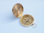 Nautical Solid Brass Gentlemen’s Compass with Rosewood Box – 4 Inch Vintage Maritime Navigation Compass | Antique Brass Finish Gift for Sailors, Collectors, and Home Office Decor
