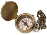 May Your Faith Always Guide You Engraved Brass Compass with Leather Box | Christian Gift for Men, Boys, Baptism, Confirmation, First Communion, Religious Inspirational Gift