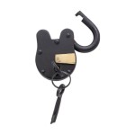Handmade Brass Rivet Regular lock 1.5 Black Iron Lock