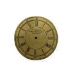  HANDMADE BRASS DIAL POCKET WATCH H I BROWN 44 MM 