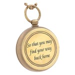 SO THAT YOU MAY FIND YOUR WAY BACK HOME Antique Nautical Vintage Directional Magnetic Compass Necklace 