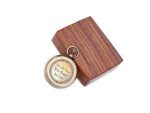 Solid Brass Compass “Not All Those Who Wander Are Lost” Engraved – Vintage Navigation Compass with Wooden Box, Inspirational Gift for Men, Women, Travelers, Graduates, and Adventure Lovers