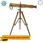 Vintage Table Decorative Brass Telescope Tripod Maritime Ship Instrument Nautical Marine Telescopes Gifts Xmas