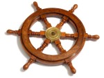 Wooden Ship Wheel Wall Decor 12\