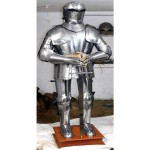 Medieval Knight Wearable Suit of Armor Crusader Combat Full Body Armor AR19