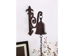 Vintage Cast Iron Dinner Bell – Rustic Entry Door Bell for Outdoor & Indoor Use, Wall Mounted Antique Farm Bell for Front Gate, Porch, Garden & Home Décor