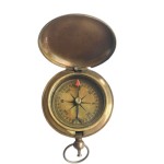 Beautiful Brass Antique Rose London Push Button 2 inch Magnetic Compass Direction Finder Brass Compass