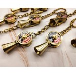 Miniature Brass Engine Order Telegraph Keychain | Nautical Maritime Gift | Vintage Ship Captain Collectible