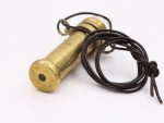 Handmade Brass Teleidoscope Pendant Necklace with Lampwork Glass Beads Mini Kaleidoscope Jewelry Gift Kit