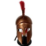 Medieval Warrior Greek Corinthian Helmet Armor Knight Spartan Replica Helmet with Blonde Plume Steel