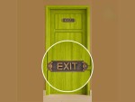 Antique Brass EXIT Door Sign Plaque – Vintage Cast Metal Wall Plate for Home, Office, Pub, or Restaurant – Classic Rustic Finish, Handmade Decorative Sign – Easy Mount with Screws Included