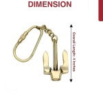 Nautical Keychain Collection – Handmade Solid Brass Telescope, Lantern, Hourglass &amp; Maritime Replicas