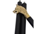 Brass Wolf Head Walking Cane – Vintage Style Brass Handle Wooden Walking Stick for Men & Women, Decorative Animal Cane, Collectible Gift for Gentlemen, Seniors & Cosplay Accessory (36 Inch)