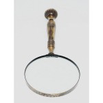 Handcrafted Magnifying Glass Lens Antique Brass Magnifier for Office Desks and Study Table