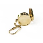  Brass Compass Keychain: Engraved Hiking Gift