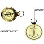 Brass Compass 3&#039;&#039; Nautical Maritime Antique Vintage Style Directional Compass