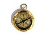 Vintage Brass Compass – RMS Titanic Inspired Pocket Compass | 2-Inch Compact Maritime Navigation Instrument with Magnetic Jeweled Needle | Nautical Collector’s Gift for Men & Women