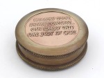 Follow Your Inner Compass But Carry This One Just in Case – Engraved Solid Brass Pocket Compass with Leather Case | Inspirational Quote Compass Gift for Graduation, Birthday, Travel, Men & Women