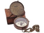 Engraved Brass Compass “To My Daughter” | Vintage Nautical Compass with Leather Case | Inspirational Gift from Mom & Dad | Graduation, Birthday, Baptism Keepsake
