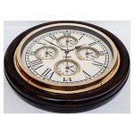 Roman Wooden Antique Wall Clock 16 inches | Office Wall Clock| Designer 5time Wall Clock Wall Clock| Big Clock