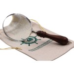 4 inch Magnifying Glass Wooden Pointed Handle