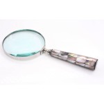  Magnifying Glass with Mother of Pearl Handle, Handheld 10x Magnifying Glass Lens, Antique Magnifier, Reading, Inspection, Coin &amp;amp; Stamp, Astrologer, Low Sight Elderly Collectible Décor Gift 4