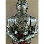  Medieval Spanish Suit of Armor Authentic Replica Fully Embossed