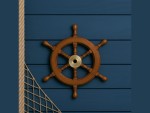 Wooden Ship Wheel Wall Decor 12\