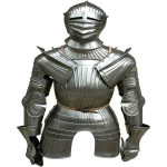 18GA Medieval Warrior LARP Maximilian Half Body Armor Suit of Armor