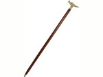 Brass Peacock Handle Wooden Walking Cane – Vintage Style Solid Brass Bird Design Stick – 37 Inch Handmade Walking Stick for Men & Women – Antique Finish Gift Cane with Rosewood Shaft