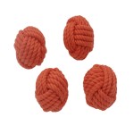 6 Pcs Nautical Balls/Nautical Decoration/Christmas Ornaments/ Vase Filler/Table Decor/  Orange