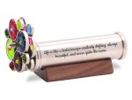 Custom Engraved Brass Kaleidoscope Unique Personalized Toy Keepsake Your Own Message for Graduation Birthday Anniversary Gift