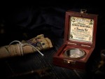 Handmade Antique Vintage Brass Compass in Rosewood Box | Exquisite Nautical Compass for Home Decor | Pocket Compass Gift for Every Occasion