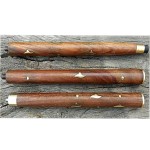Antique Victorian Brass Handle Brown Wooden Handmade Walking Stick Cane Gift Replica