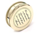 Go Confidently” Quote Brass Compass with Velvet Pouch | Henry David Thoreau Engraved Compass | Inspirational Graduation Gift | Working Directional Pocket Compass for Men, Son, Husband, Traveler