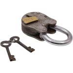 5 inch Wine Cellar Silver Iron Lock