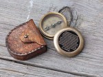 I Carry Your Heart with Me by E.E. Cummings – Solid Brass Engraved Compass with Leather Case, Romantic Gift for Anniversary, Wedding, Valentine’s Day