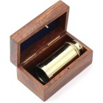 6 inches Full Brass Telescope with Box/Unique Gift/Toy Telescope for Kids