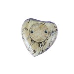 Handcrafted Wooden Heart Urn | Small Keepsake Urn for Ashes | Memorial Heart Urn | Unique Cremation Urn | Remembrance Gift