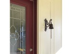 Vintage Cast Iron Dinner Bell – Rustic Entry Door Bell for Outdoor & Indoor Use, Wall Mounted Antique Farm Bell for Front Gate, Porch, Garden & Home Décor