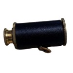  Handmade Brass Leather Telescope Key chain