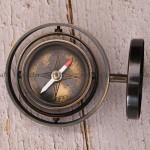 Nautical Antique Brass Finish 2.8 inch Brass Stand Gimbaled Compass