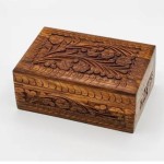 Small Wooden Trinket Box, Engraved Mini Keepsake Box Vintage Jewelry Organizer Box Wood, Jewelry Holder Case Gift for Girls