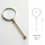 3 inch Full Brass Magnifying Glasss