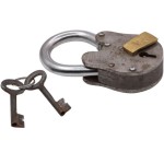 5 inch Wine Cellar Silver Iron Lock