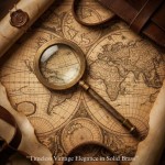 Magnifying Glass with Brass Handle, Handheld Magnifying Glass Lens, Antique Magnifier, Reading, Inspection, Coin and Stamp Inspection, Astrologer, Low Sight Elderly, Collectible Décor Gift 2.75