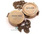 For I Know The Plans I Have For You” Jeremiah 29:11 Brass Engraved Compass with Leather Case | Christian Inspirational Compass Gift for Baptism, First Communion, Graduation, Confirmation, Boys & Girls
