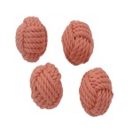 6 Pcs Nautical Balls/Nautical Decoration/Christmas Ornaments/ Vase Filler/Table Decor/ Rose Pink