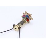 Tree of Life Brass wheel keleidoscope Keychain, Handmade Optical Instrument, Boho Keyring